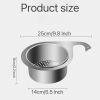Stainless Steel Swan Sink Strainer Basket,Kitchen Sink Drain Filter,Sink Drain Strainer Basket,Swan Sink Strainer Basket,Stainless Steel Draining