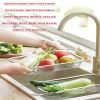 Expandable Stainless Steel Kitchen Sink Drain Basket - Adjustable Dish, Bowl & Cutlery Washing Rack With Space-Saving Design, Drains Forks, Knive