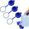 [3-piece Set]3 & 5-gallon Water Bottle Caps, Upgraded Reusable Replacement Caps, Spill-proof Caps For 55mm Water Bottles