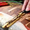Professional Multifunctional Stainless Steel Peeler Set - Anti-rust Kitchen Tool For Fruits, Vegetables, Fish Scales And Corn With Ergonomic Non-