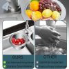 Stainless Steel Swan Sink Strainer Basket,Kitchen Sink Drain Filter,Sink Drain Strainer Basket,Swan Sink Strainer Basket,Stainless Steel Draining