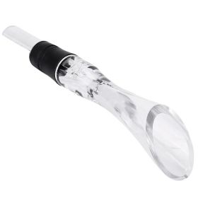Wine Aerator Pourer Spout Decanter Spout Attachable In-Bottle Wine Drip Stopper (Option: Transparent)